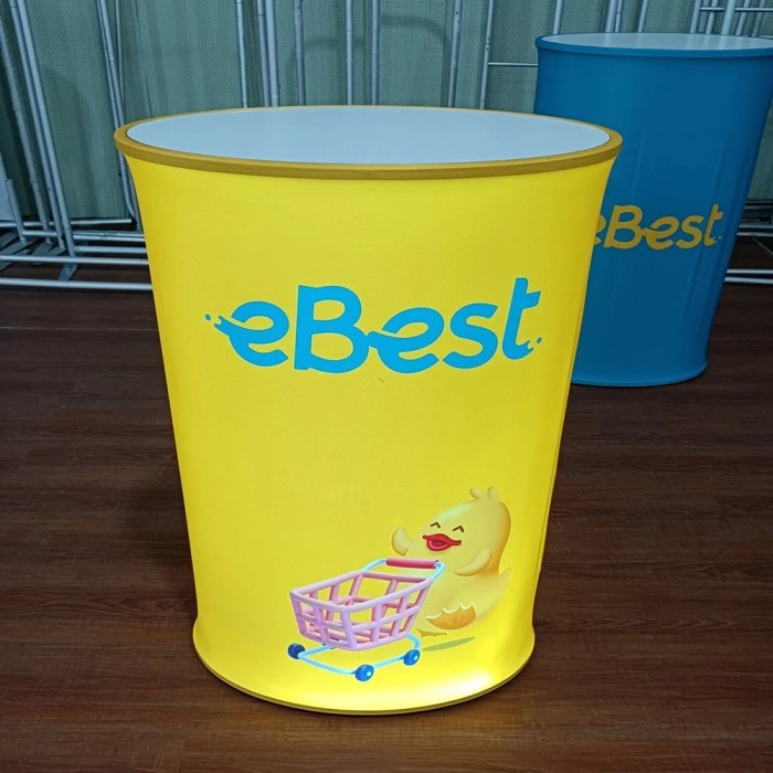 Quầy LED tròn có thể nâng được