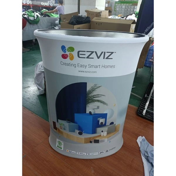 Quầy nhựa tròn có thể nâng được